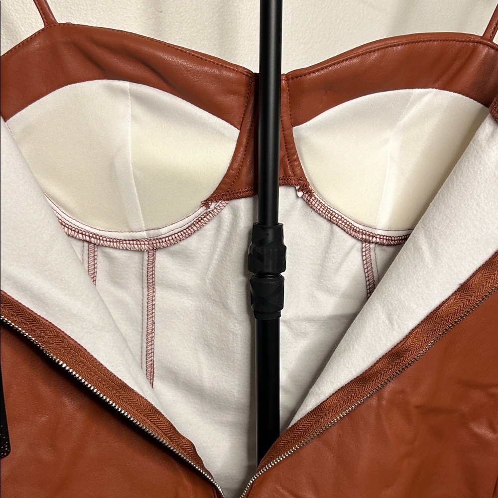 Shinestar Brown Mini Dress - Picture 9 of 13